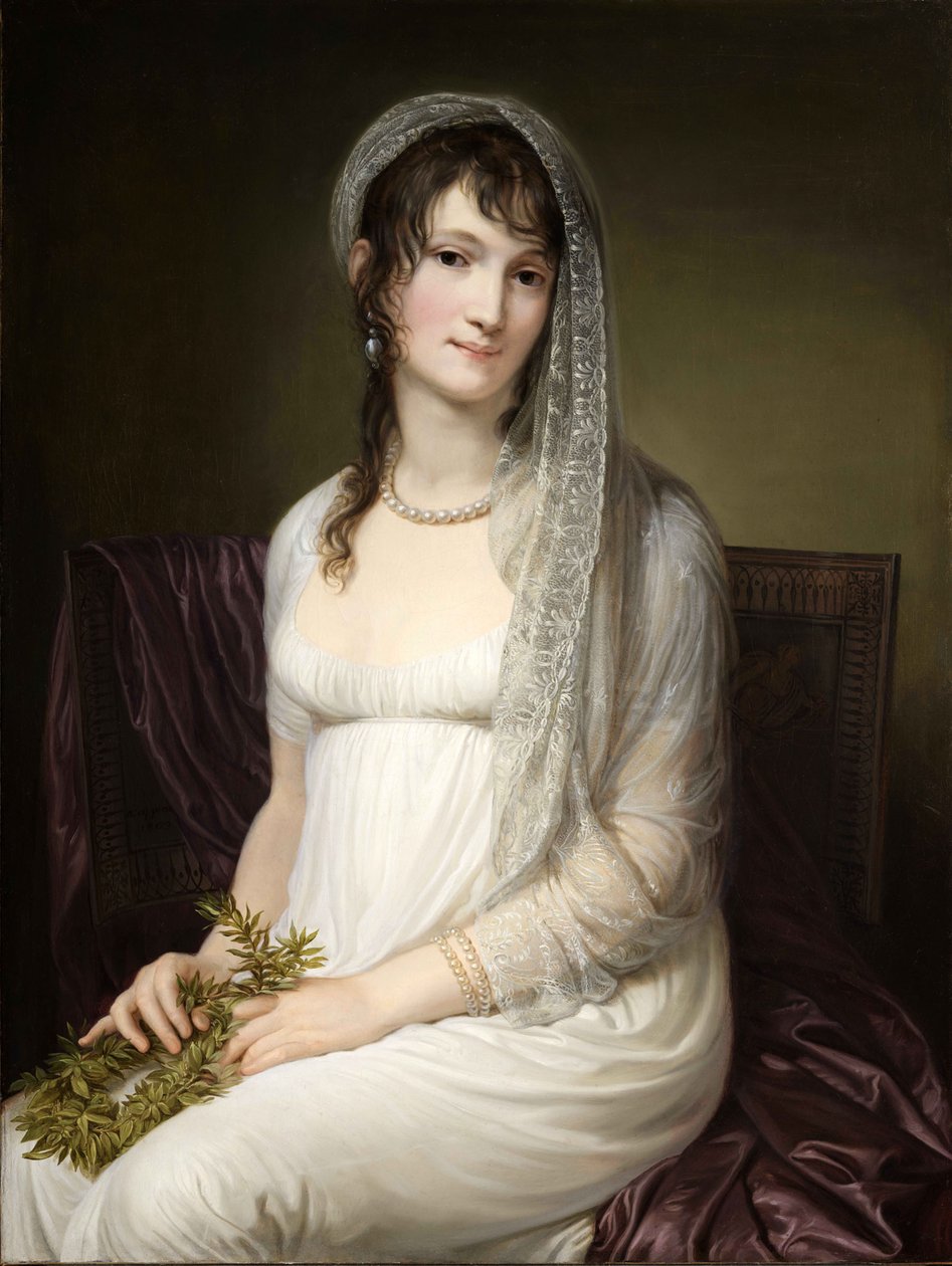 Portræt af Francesca Fannie Lechi 1773-1806, ca 1803. af Andrea Appiani