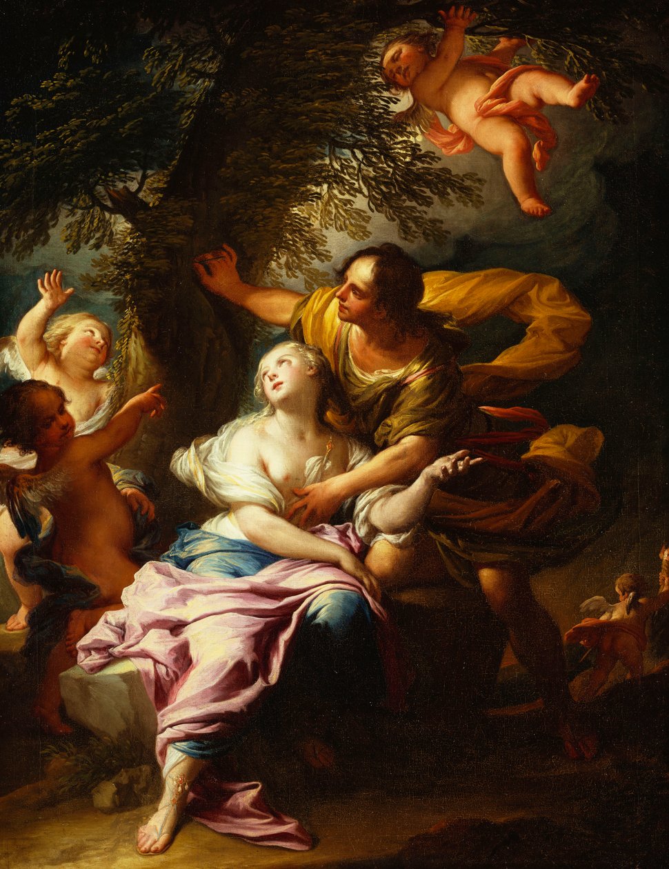Angelica og Medoro af Andrea Casali