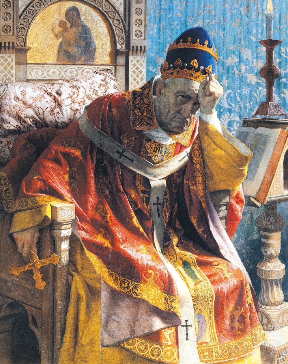 Boniface VIII (Anagni, omkring 1230-Rom af Andrea Gastaldi