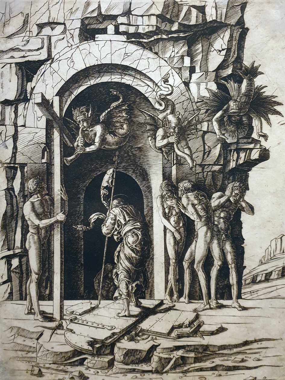 1483 Mantegna Kristi nedstigning til Limbo Brasiliens nationalbibliotek anagoria af Andrea Mantegna