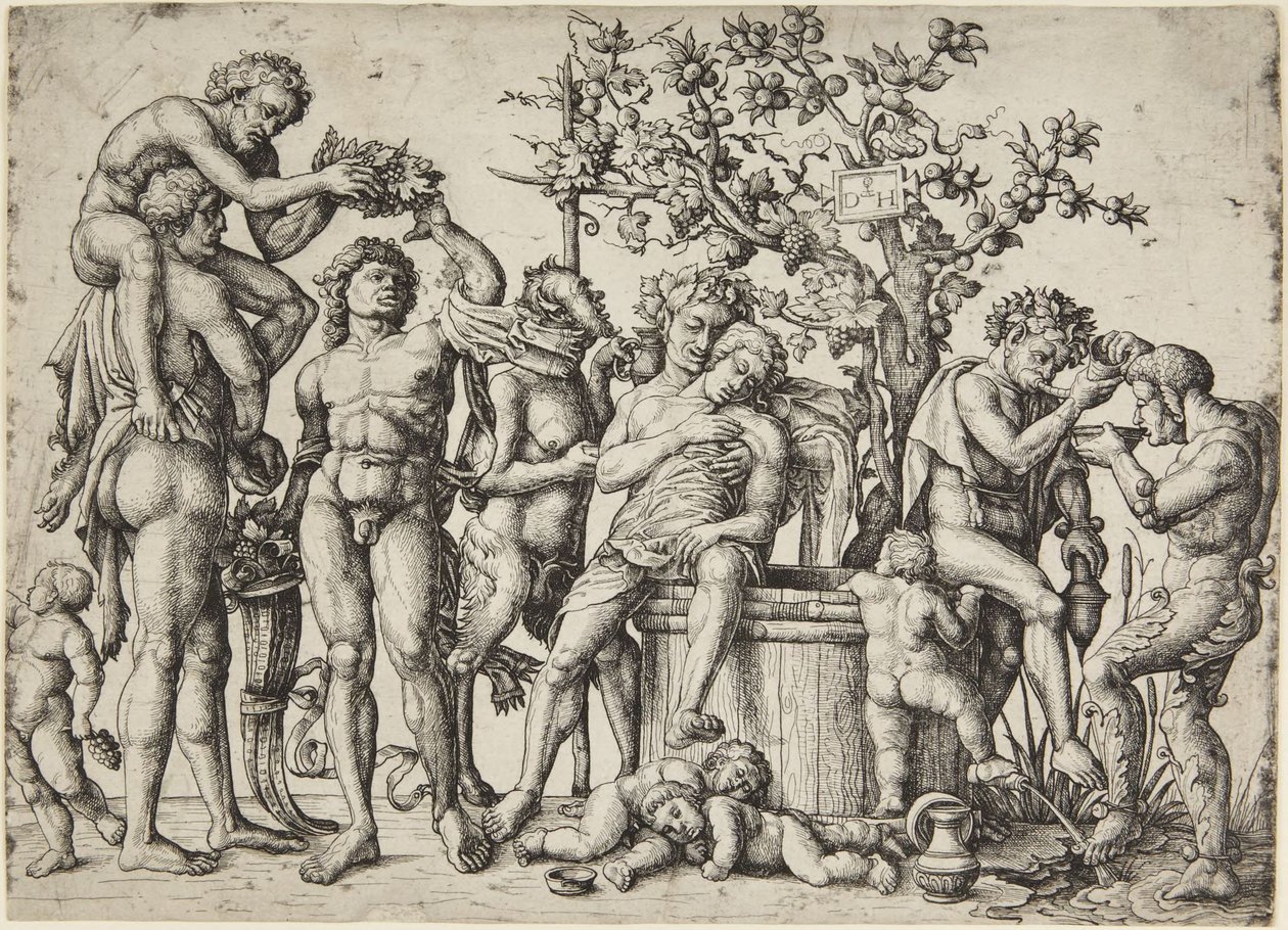 Bakkantal af Andrea Mantegna