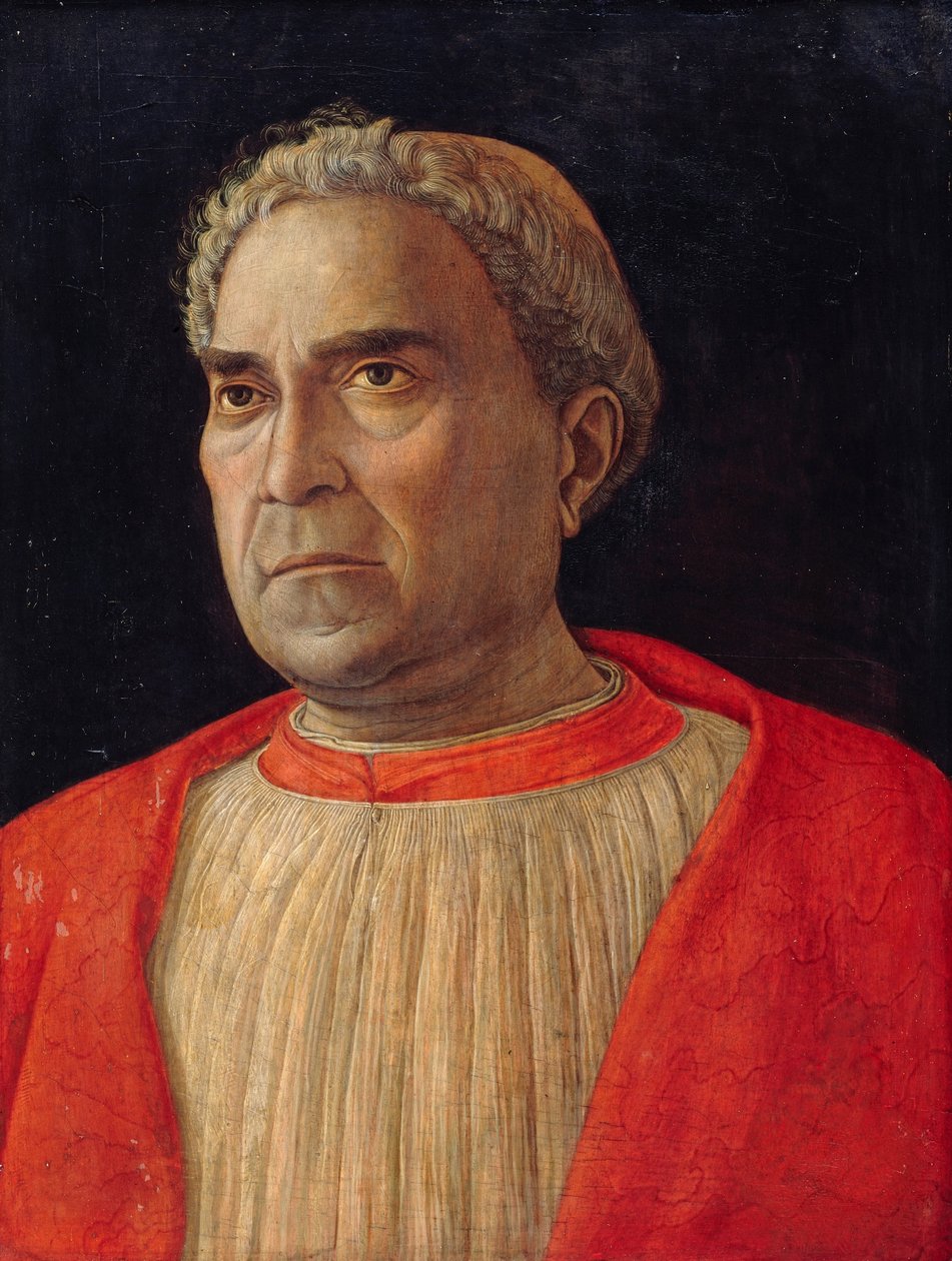 Kardinal Ludovico Scarampi Mezzarota kaldet Ludovico Trevisano af Andrea Mantegna