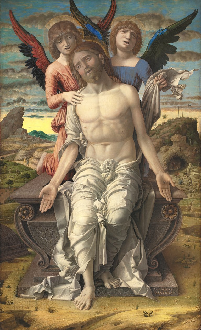 Kristus som den lidende Forløser af Andrea Mantegna