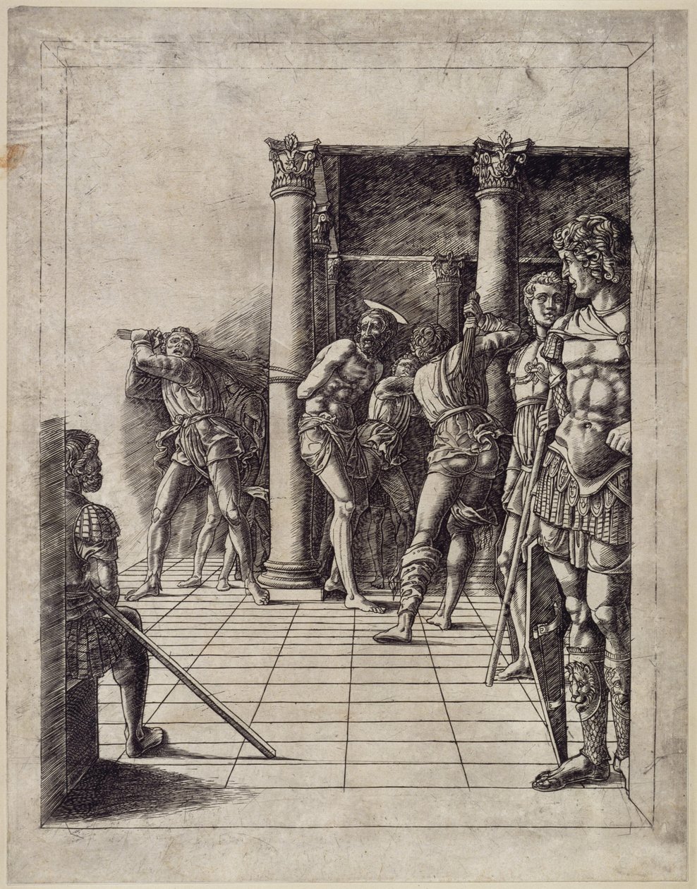 Kristi piskning (med klinkegulvet) af Andrea Mantegna