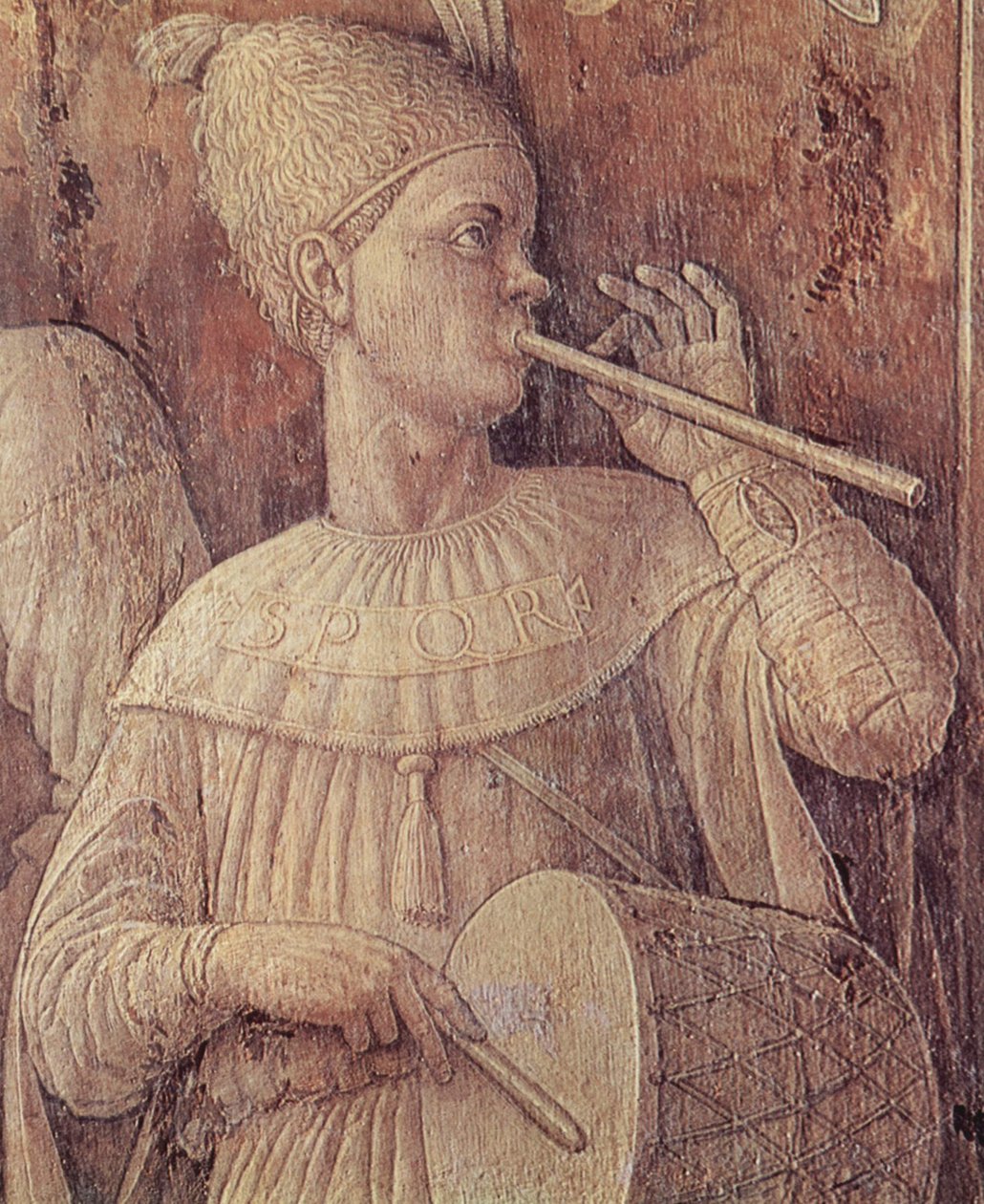 Tysk: Triumph des Scipio Indførelsen af Cybele-kulten i Rom af Andrea Mantegna