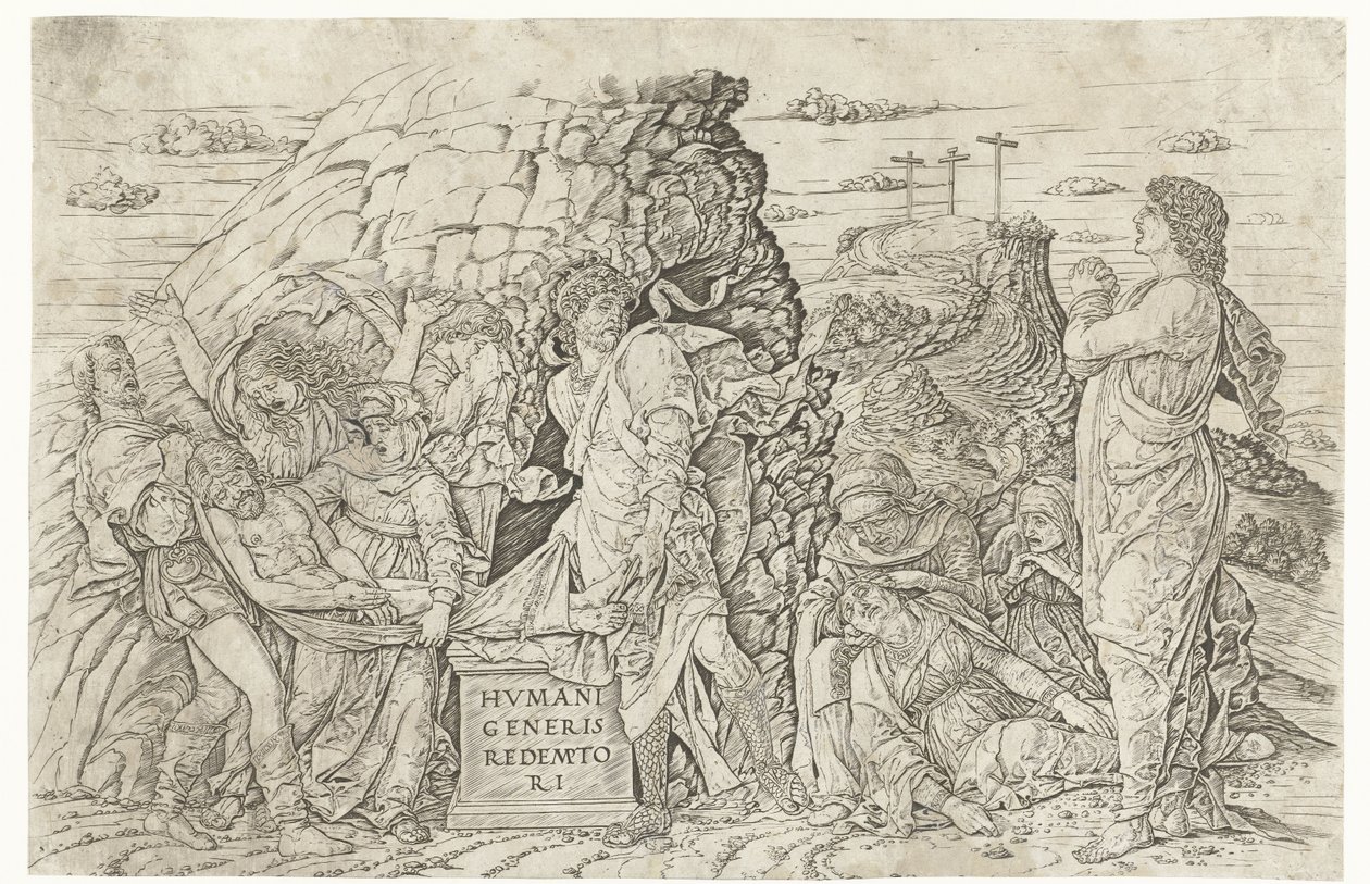 Kristi begravelse af Andrea Mantegna