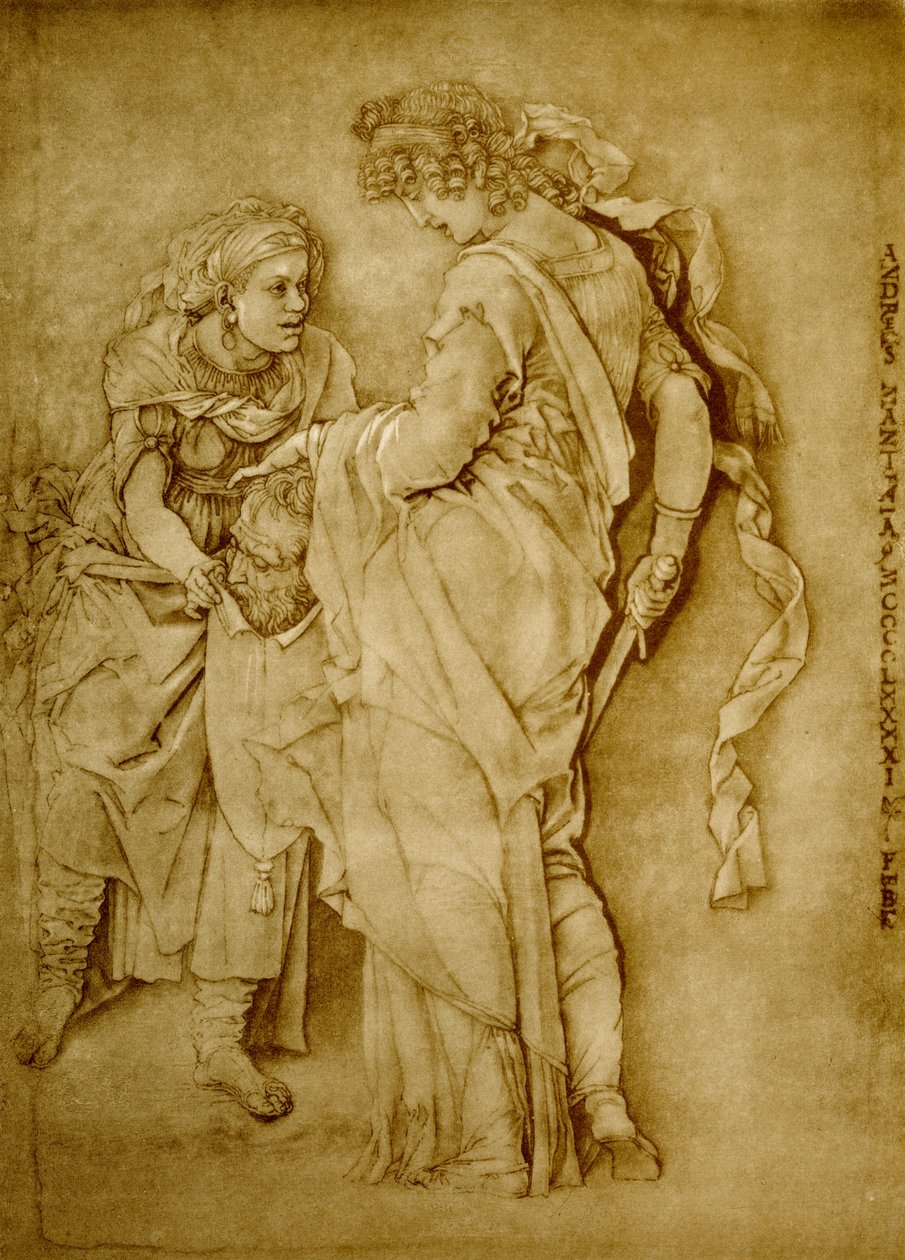 Judith med hovedet af Holofernes af Andrea Mantegna