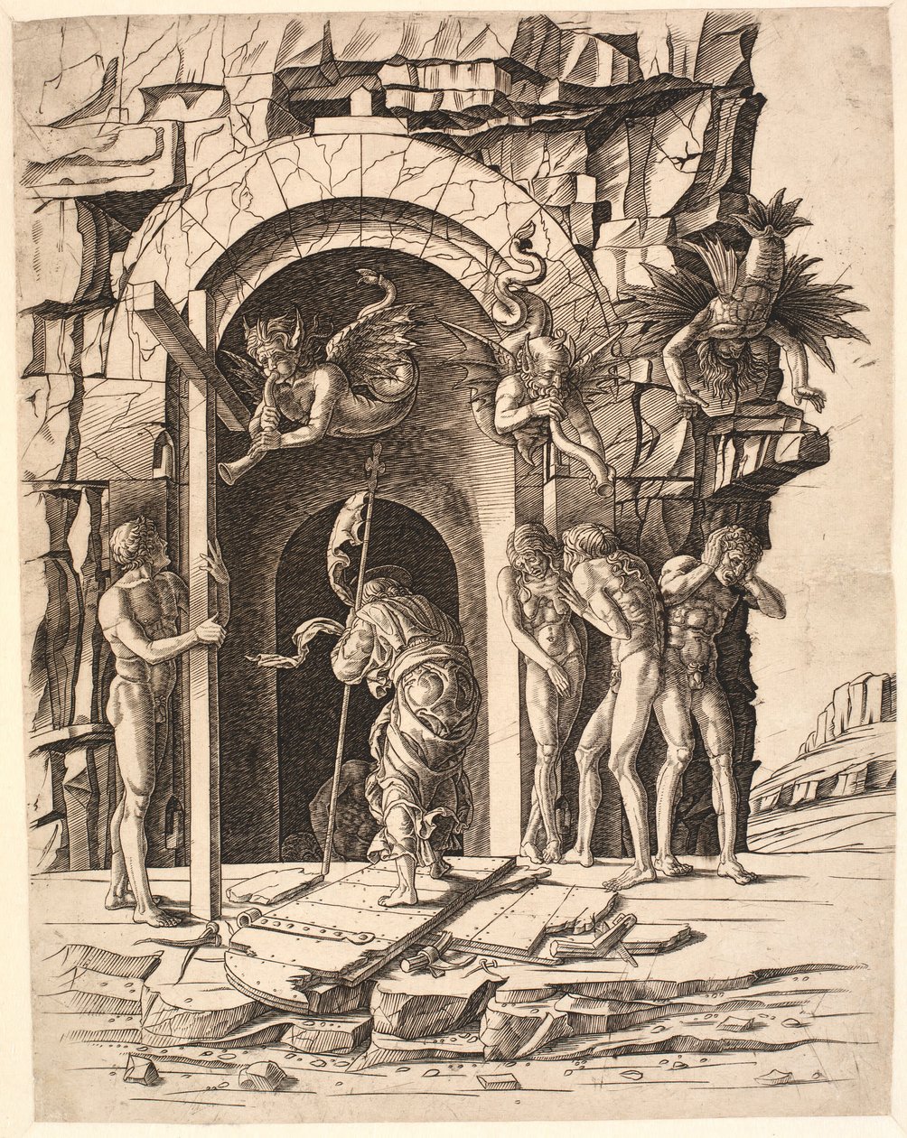 Kristus i de dødes rige af Andrea Mantegna