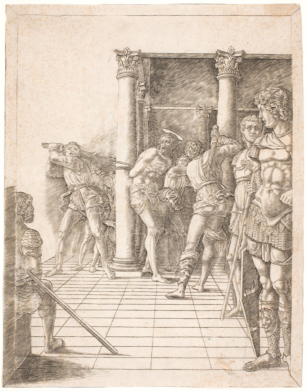 Kristus piskes af Andrea Mantegna
