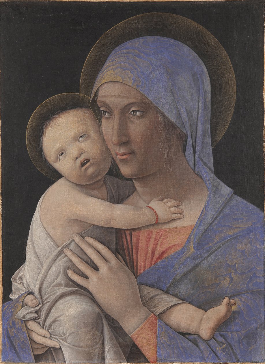 Madonna med barn, 1480. af Andrea Mantegna