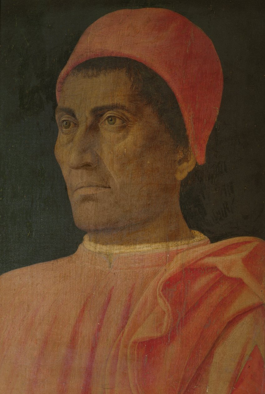 Portræt af kardinal Carlo de Medici af Andrea Mantegna