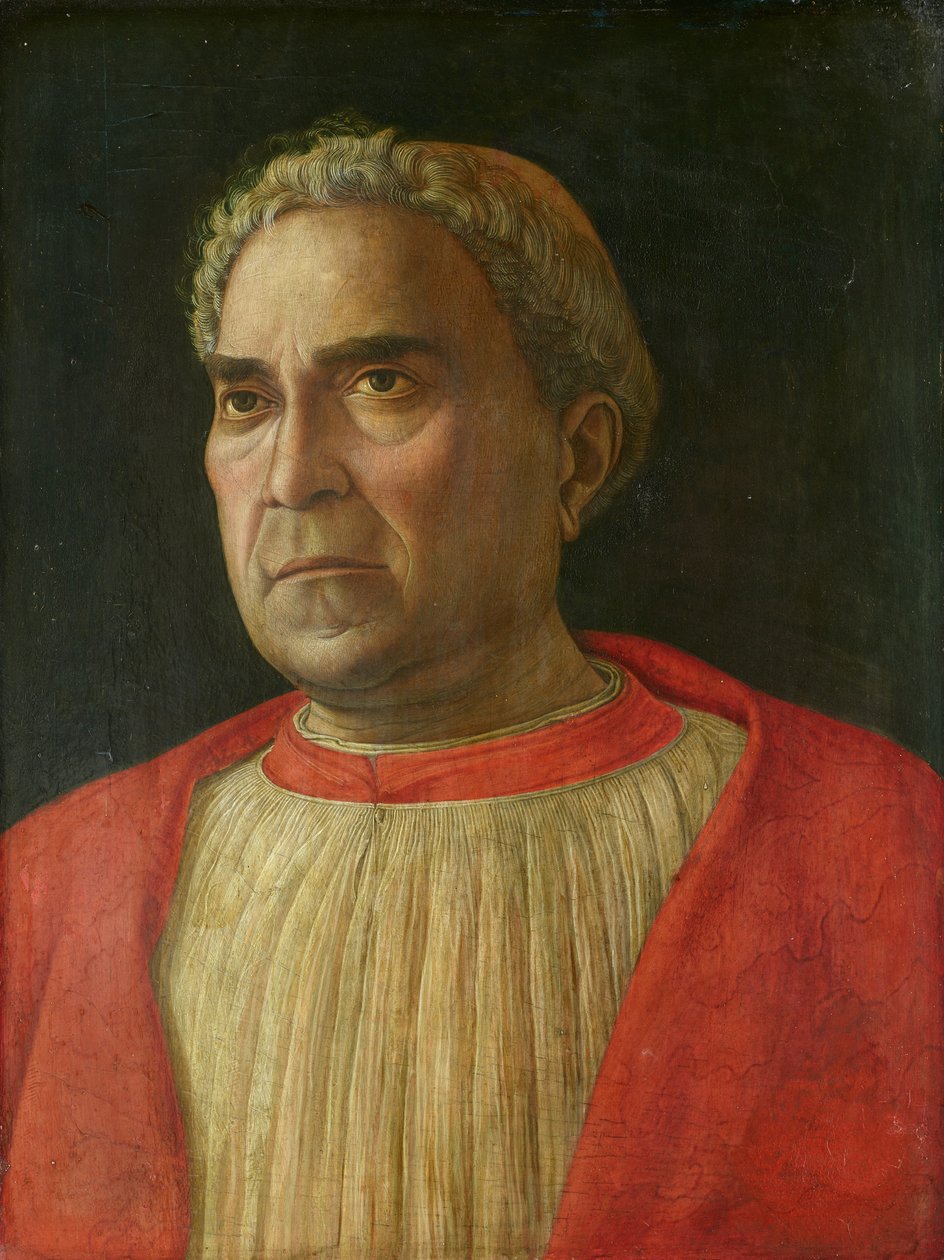 Portræt af kardinal Lodovico Trevisan af Andrea Mantegna