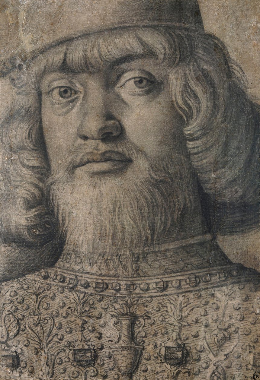 Porträt von Francesco II Gonzaga, 4. Markgraf von Mantua (1466-1519) af Andrea Mantegna