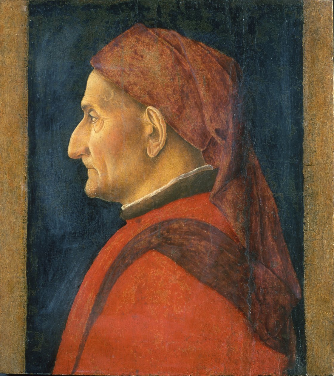 Portræt af en mand, 1450 af Andrea Mantegna