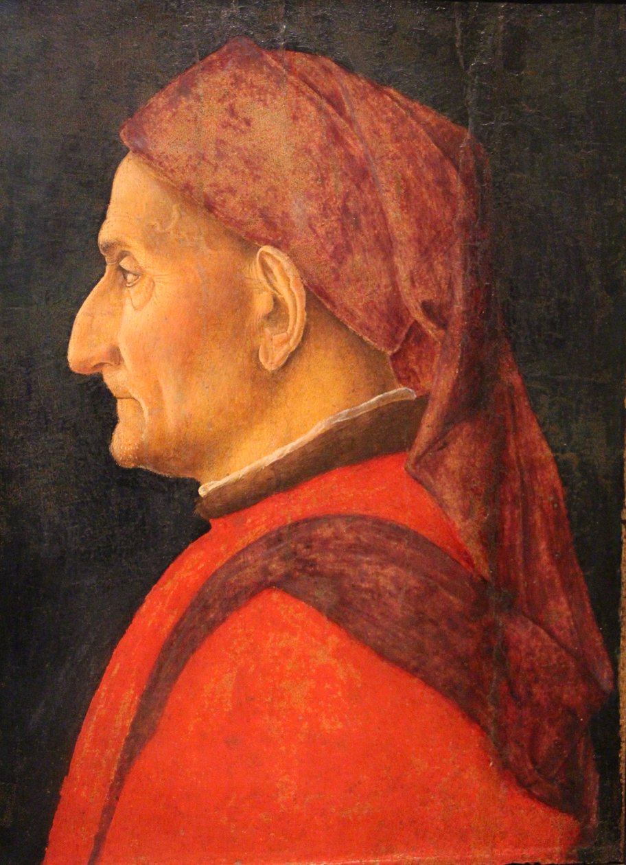 Profil af en mand (Mantegna) af Andrea Mantegna