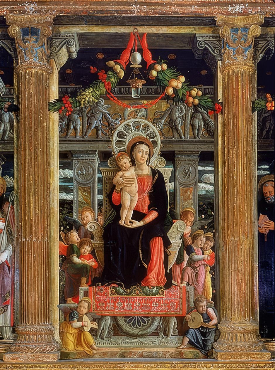 San Zeno-alteret. Central panel. 1457-1460 af Andrea Mantegna