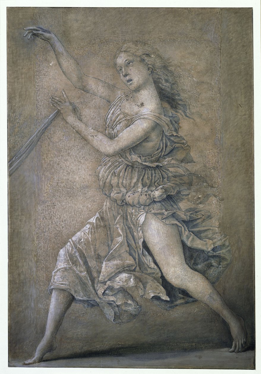 Dansende muse af Andrea Mantegna