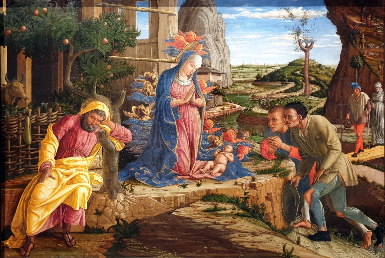 Hyrdernes tilbedelse af Andrea Mantegna