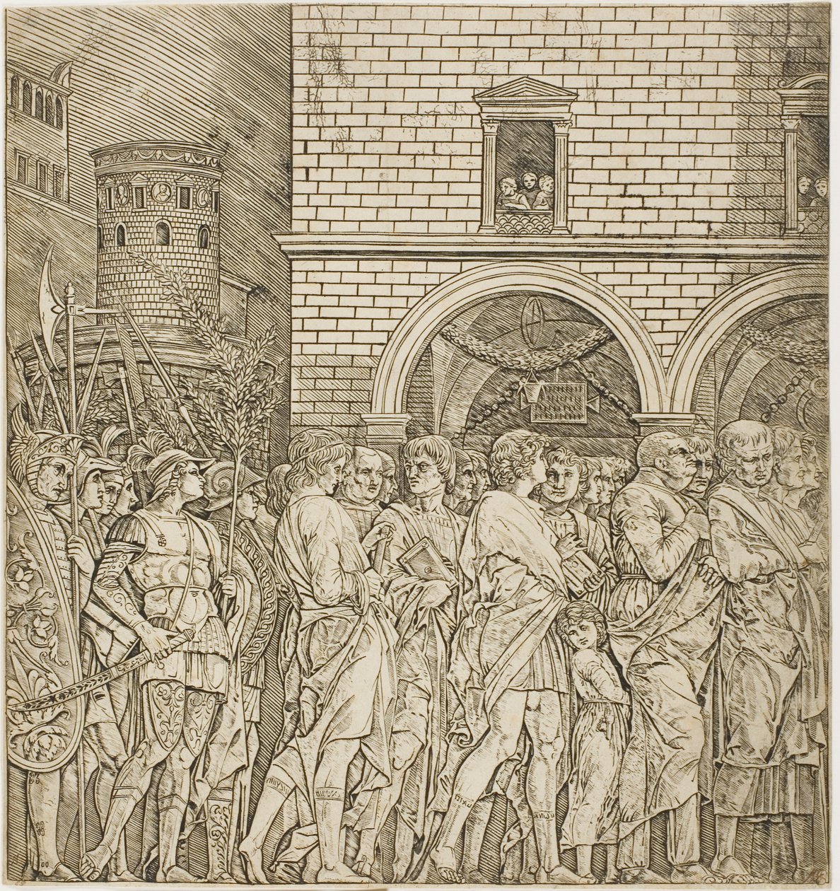 Senatorerne, fra Triumph of Caesar af Andrea Mantegna