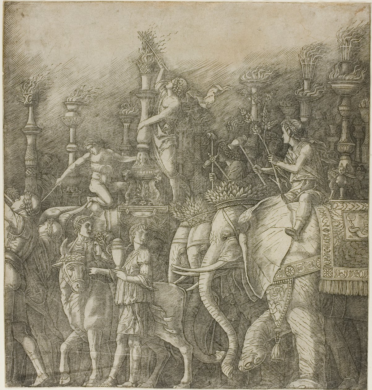 Julius Cæsars triumf af Andrea Mantegna