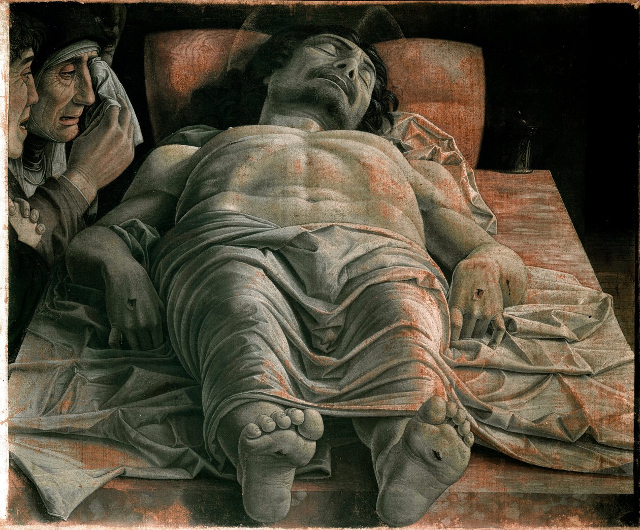 Den døde Kristus af Andrea Mantegna