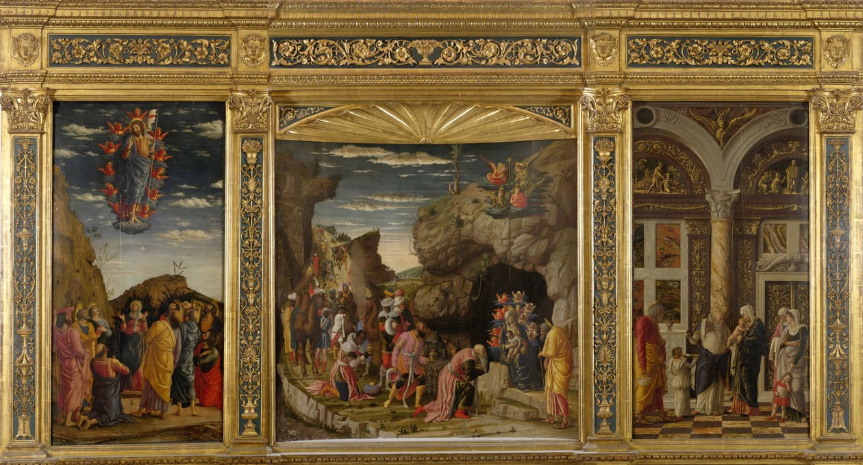 Triptykon fra Uffizi Triptykon Uffizi, ca 1463-1464. af Andrea Mantegna
