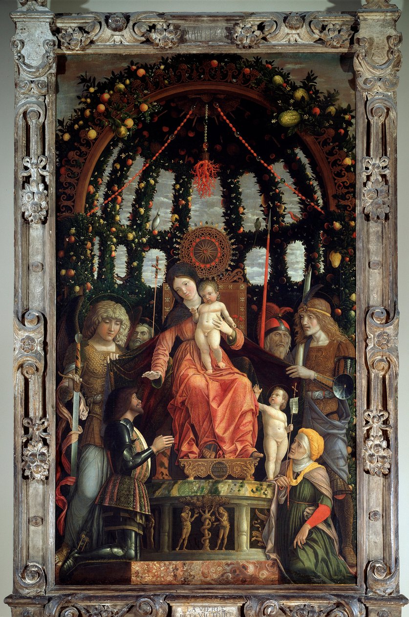 Virgin of Victory (Victory Altertavle) af Andrea Mantegna