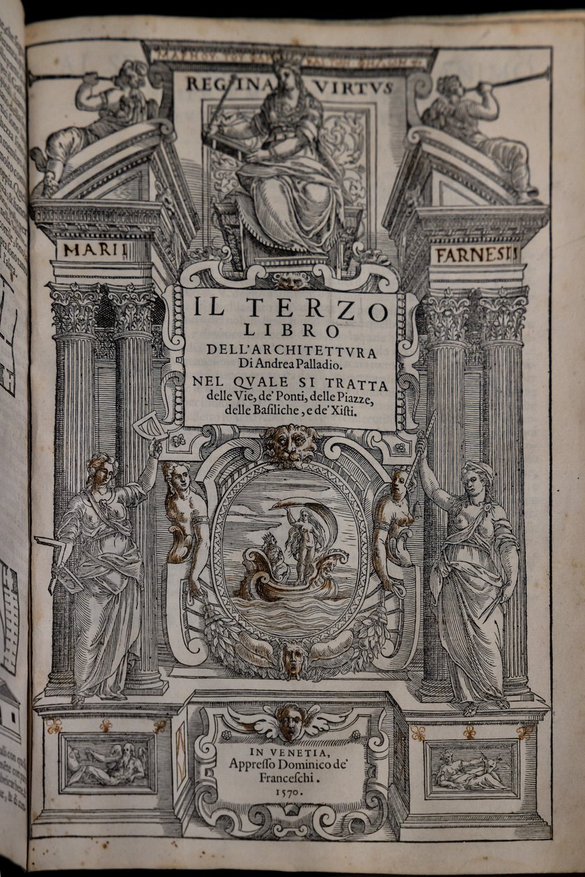Side af tredje af de fire bind om arkitektur af Andrea Palladio
