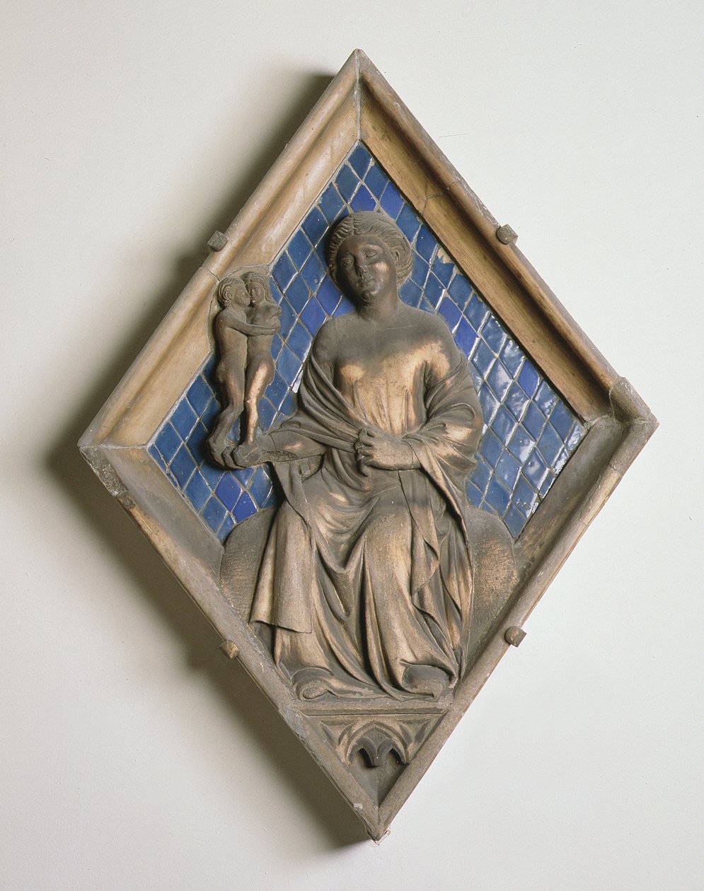 Venus, reliefflise fra Campanile (keramik og marmor) af Andrea Pisano