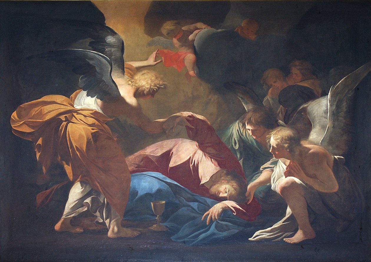 Jesus i Getsemane Have af Andrea Pozzo