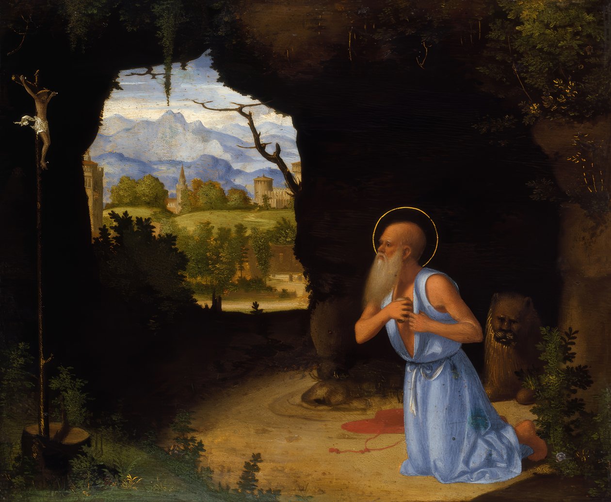 Sankt Jerome af Andrea Previtali