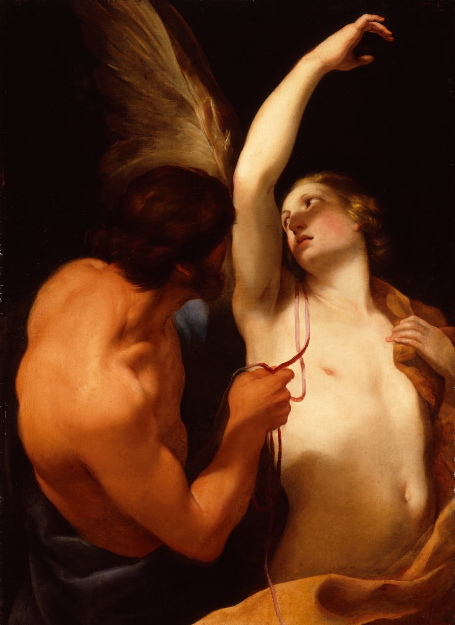 Daedalus and Icarus, ca. 1645 (olie på lærred) af Andrea Sacchi