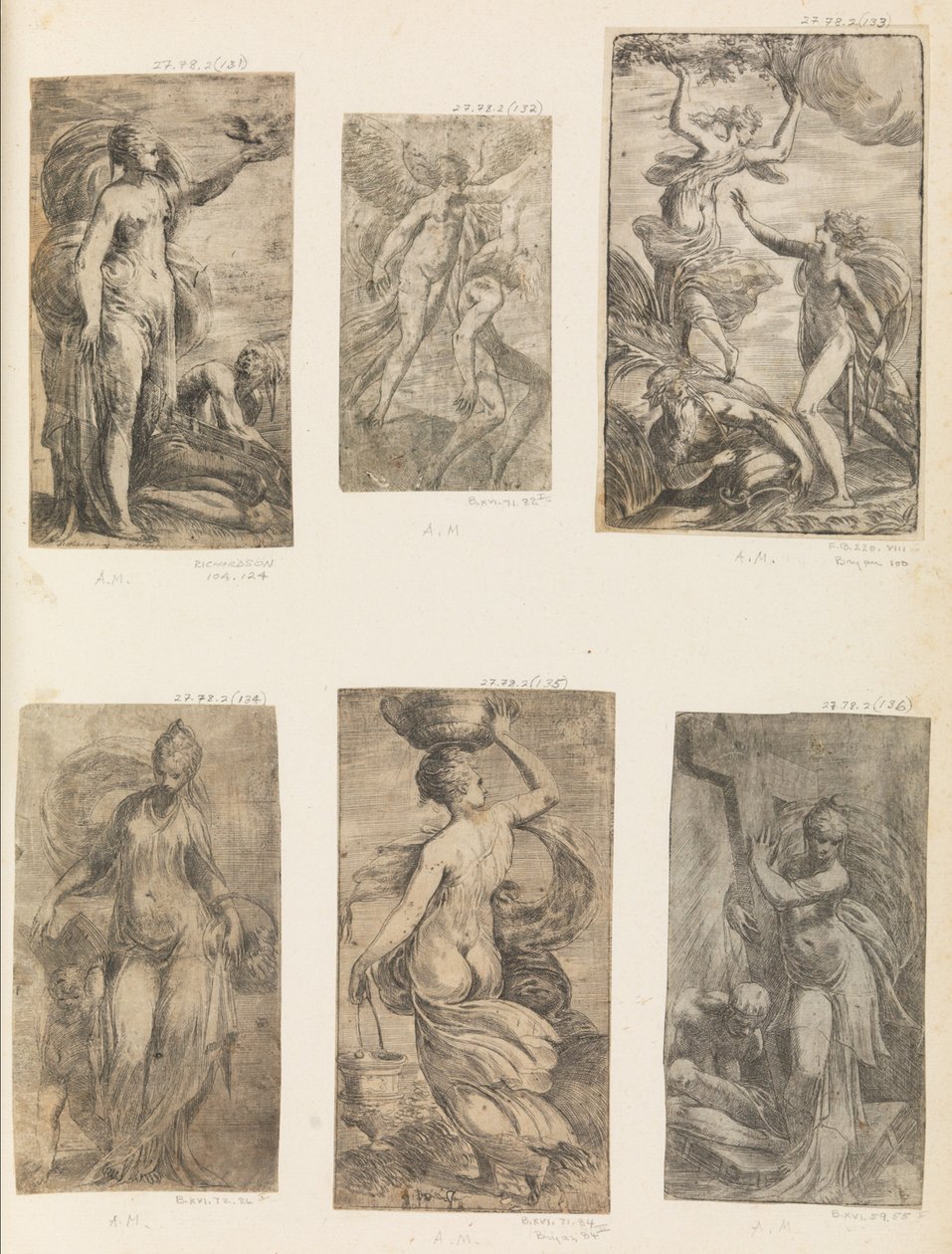 Apollo og Daphne, ca. 1538-40. af Andrea Schiavone