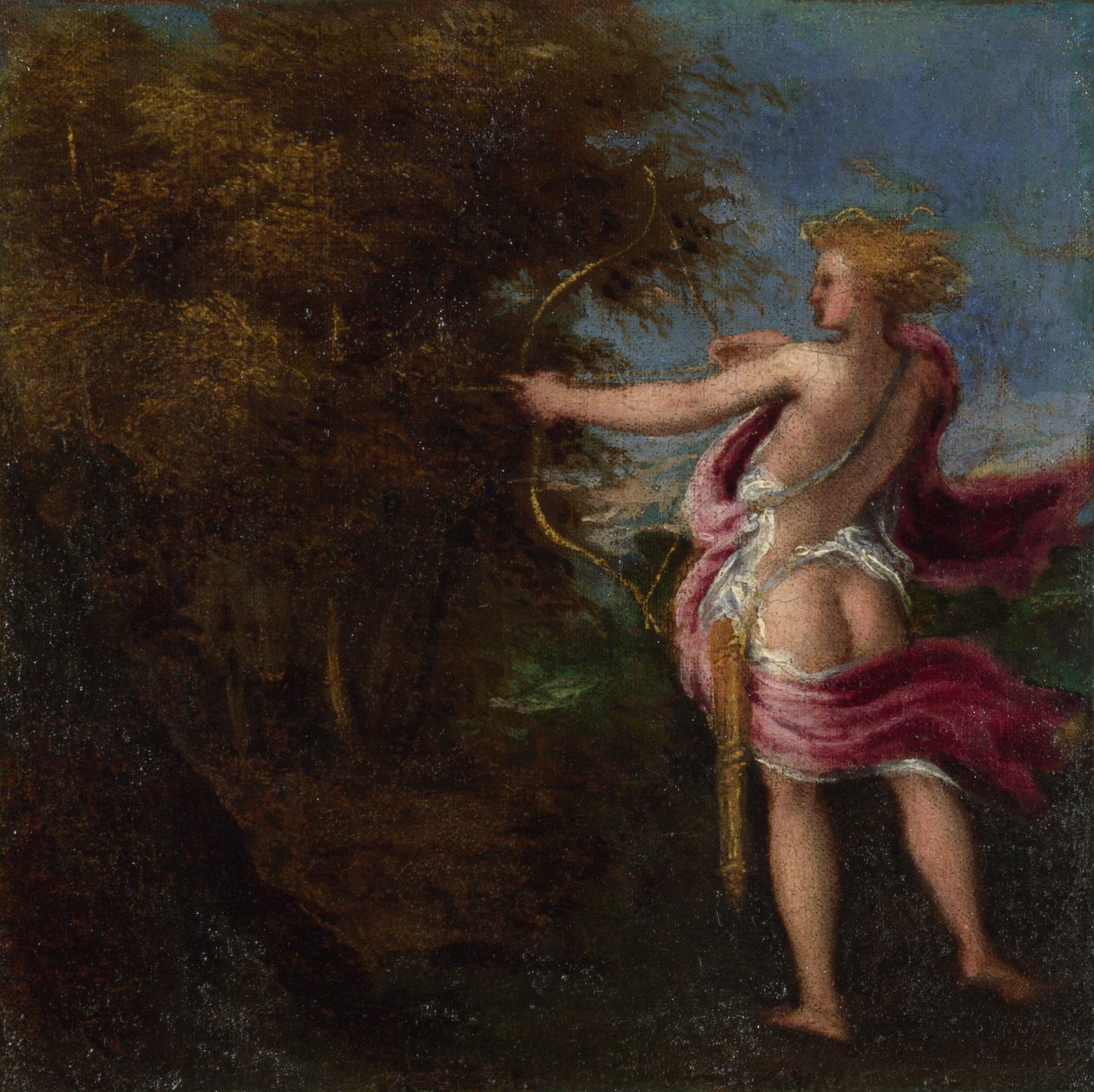 Arcas Jagt, ca. 1550 af Andrea Schiavone