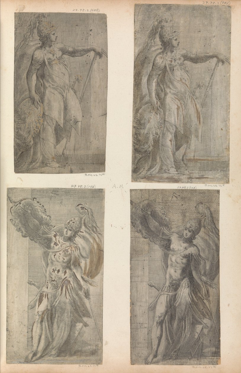 Bellona, ​​ca. 1546-52. af Andrea Schiavone