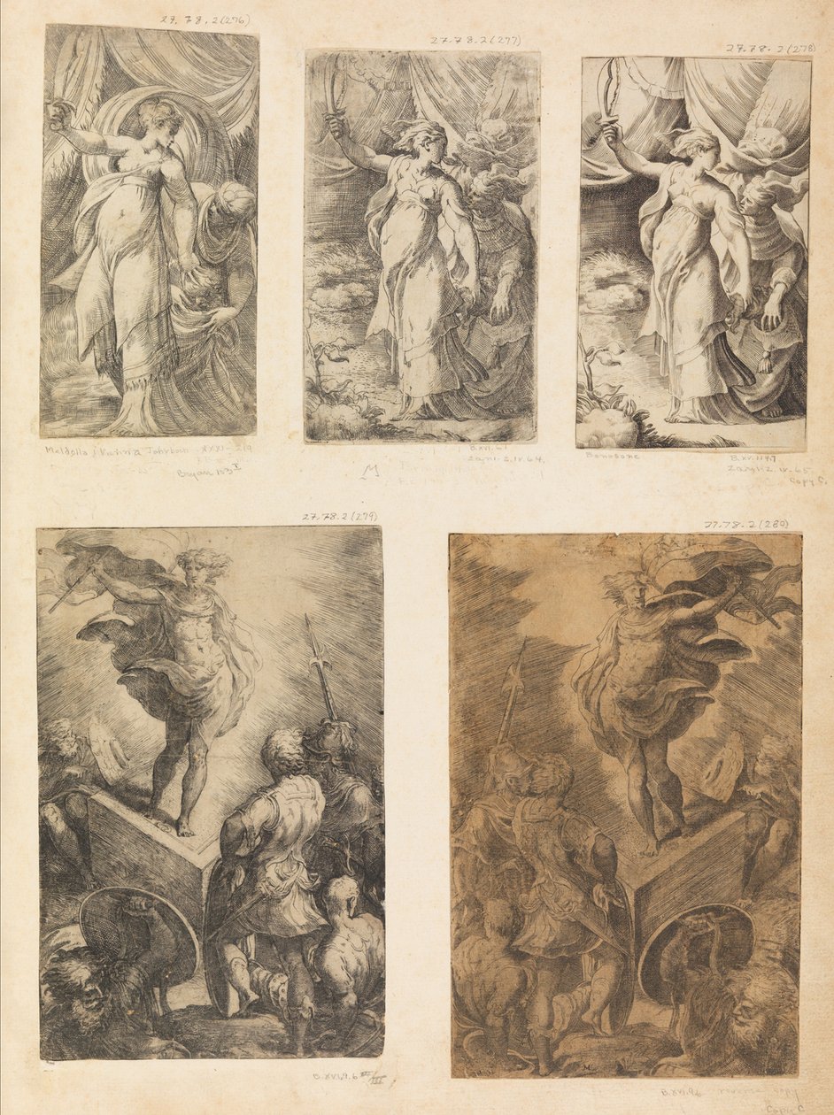Judith, opstandelsen, ca. 1540-43. af Andrea Schiavone
