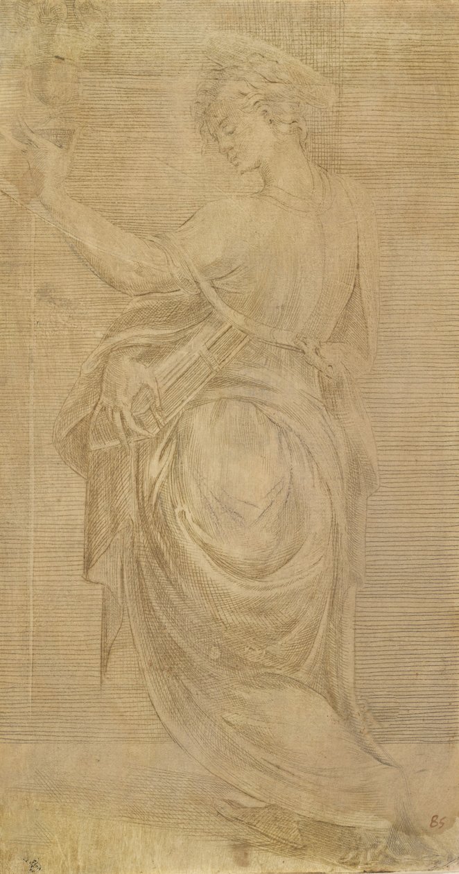 Sankt Johannes evangelisten,. af Andrea Schiavone