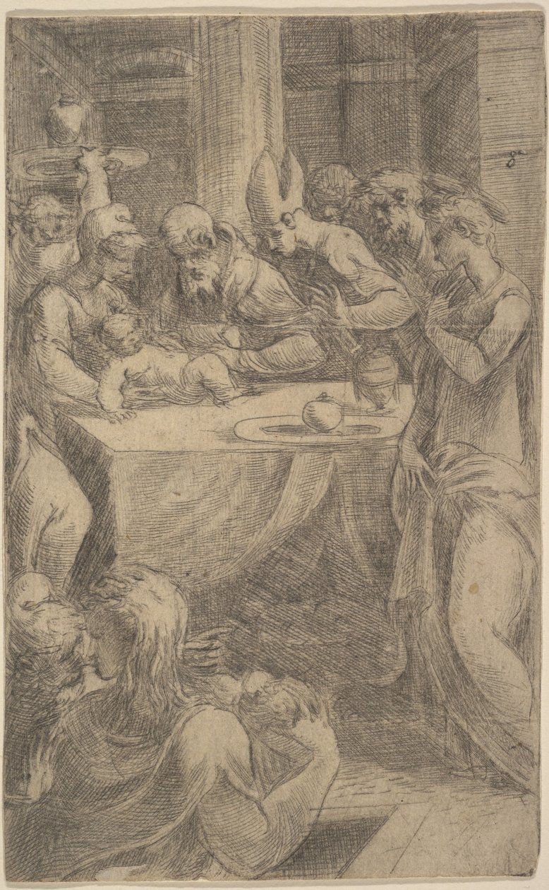 Kristi omskærelse, ca 1542-46. af Andrea Schiavone