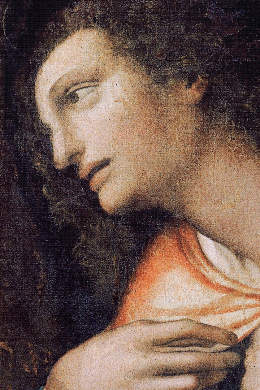 Abbey (Tongerlo Abbey). Maleri. Den sidste nadver. 1506-1507. Detalje (maleri) af Andrea Solario