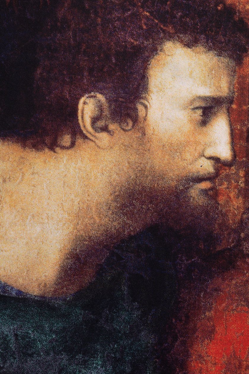 Klosteret (Tongerlo Abbey). Maleri. Den sidste nadver. 1506-1507. Detalje (maleri) af Andrea Solario