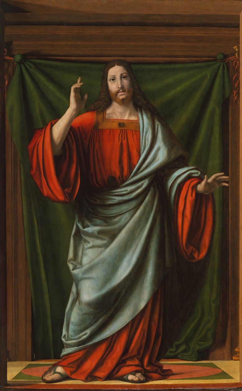 Kristus velsignelse. af Andrea Solario