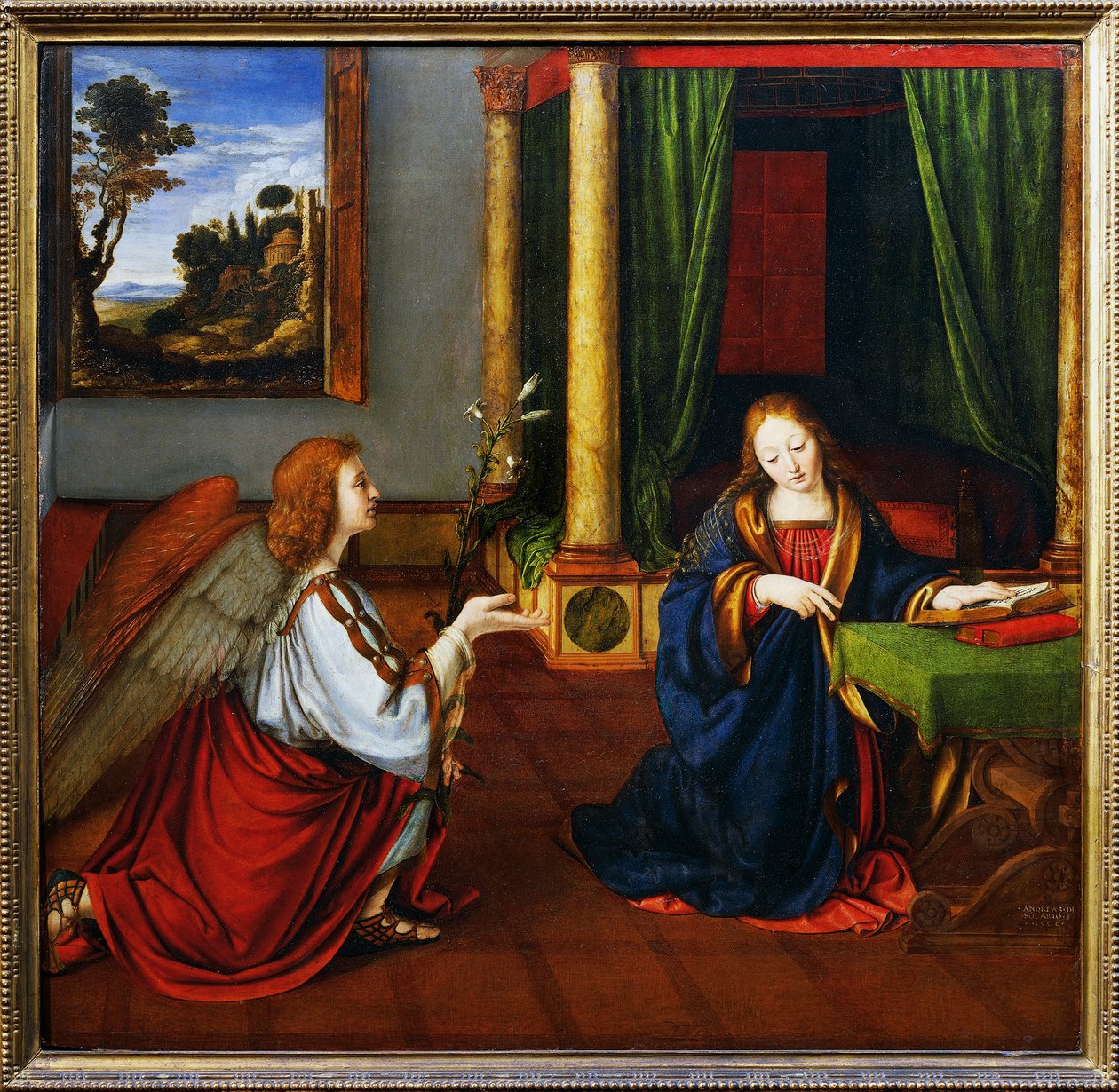 Bebudelsen af Andrea Solario