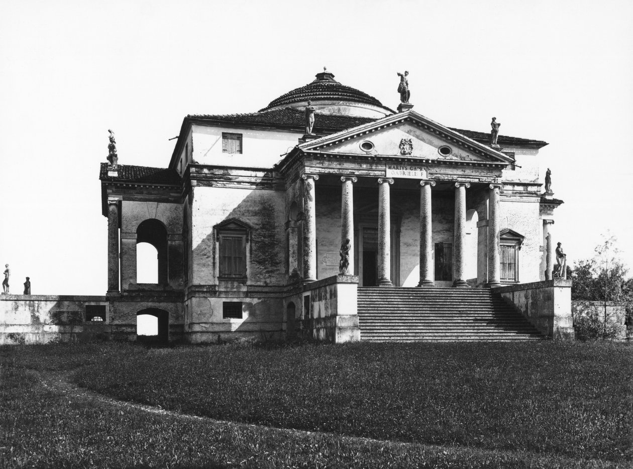Udsigt over facaden, c.1566-67 af Andrea Palladio