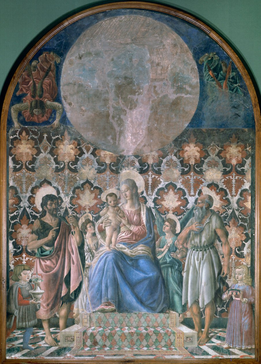 Madonna og barn med engle, c1443 af Andrea del Castagno