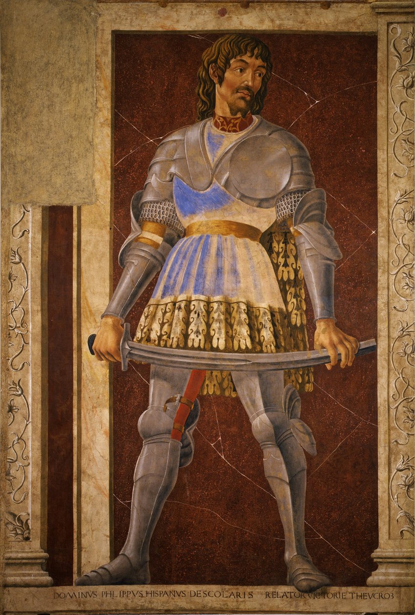 Pippo Spano, Niccolò Acciaiuoli, Francesco Petrarca af Andrea del Castagno