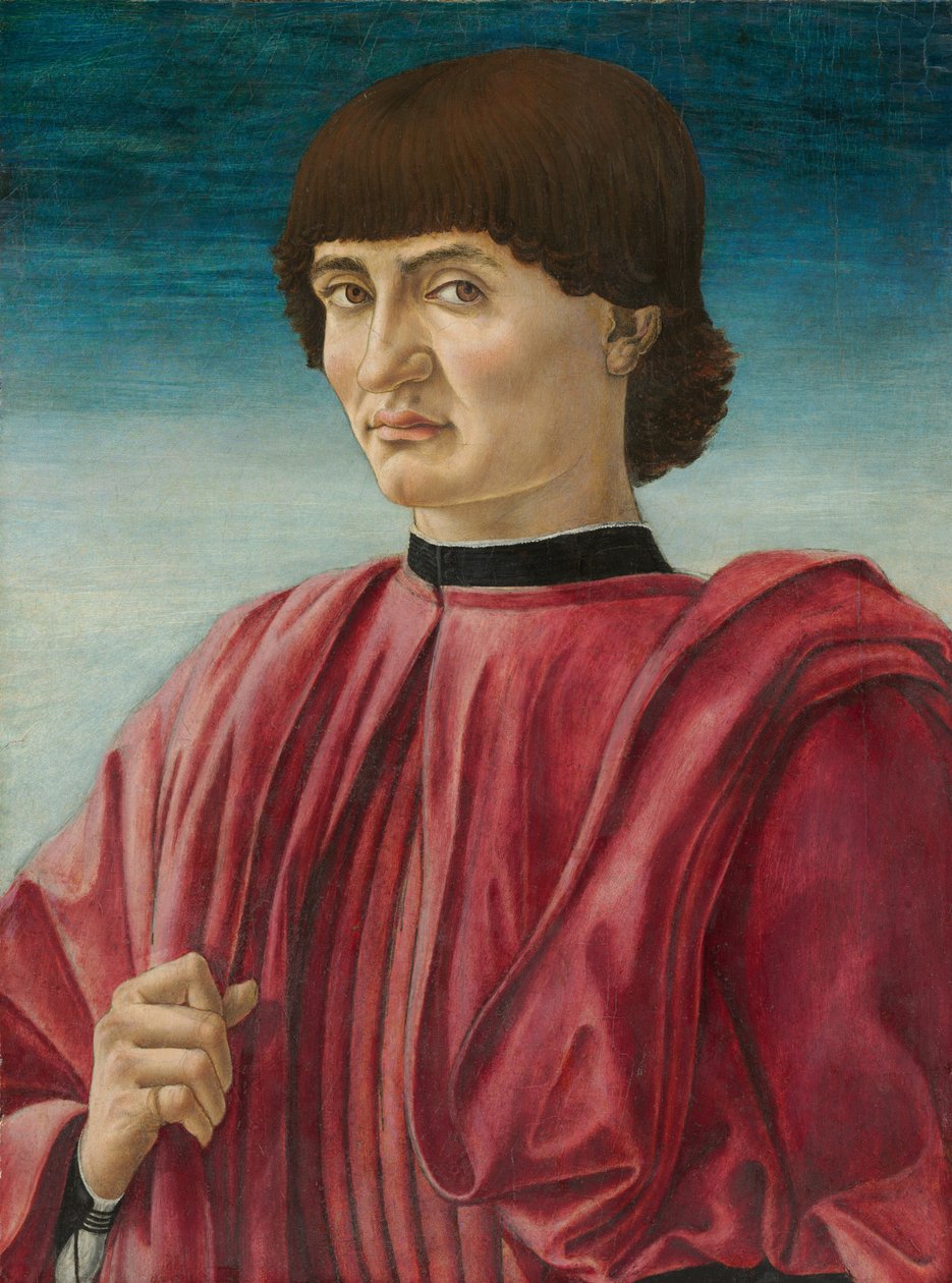 Portræt af en mand af Andrea del Castagno