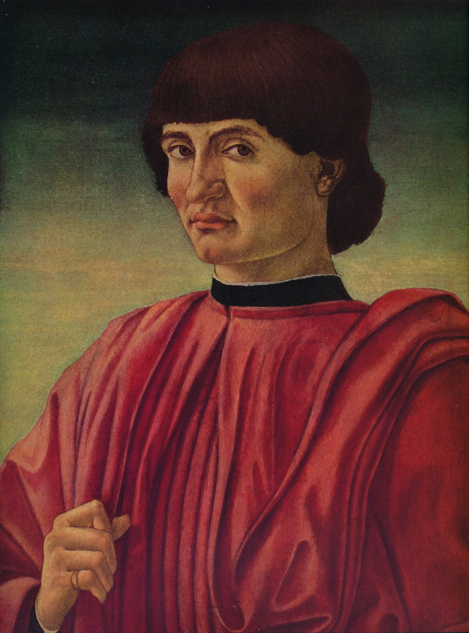 Portræt af en mand, c1450 af Andrea del Castagno