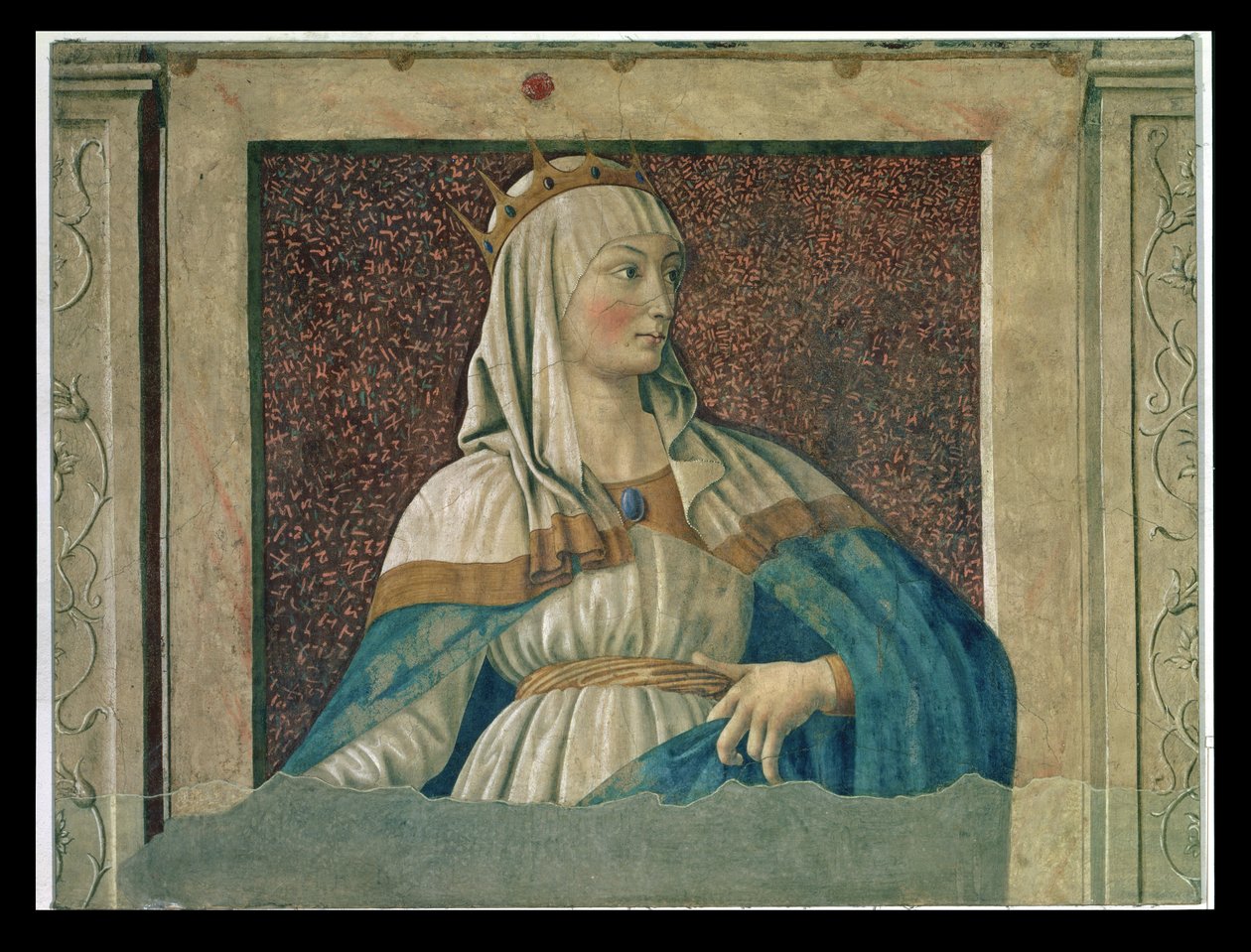 Dronning Esther, fra Villa Carducci-serien af berømte mænd og kvinder, ca. 1450 af Andrea del Castagno