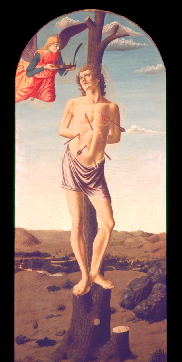 Sankt Sebastian, 1457 af Andrea del Castagno