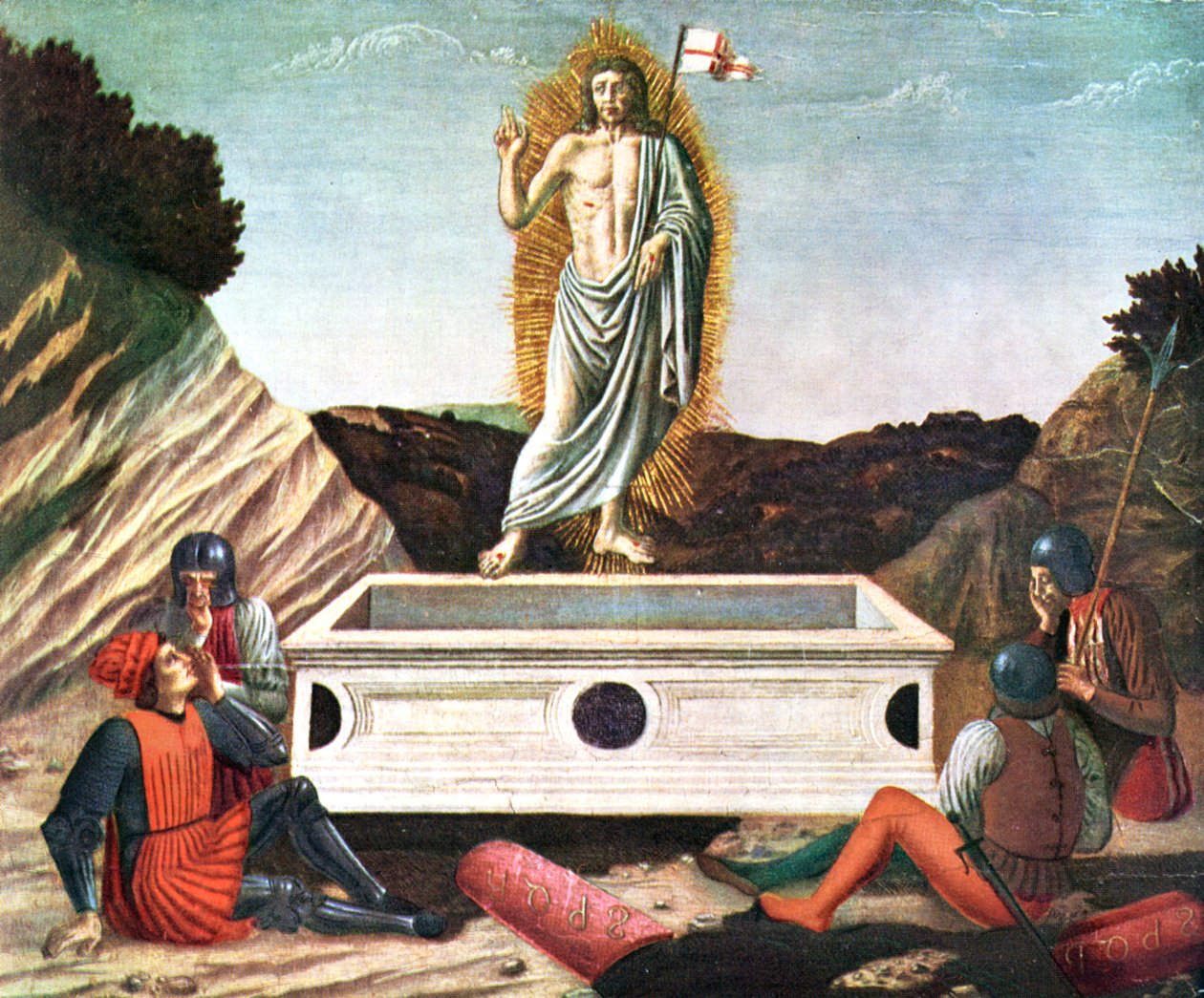 Opstandelsen, midten af det 15. århundrede, 1930. af Andrea del Castagno